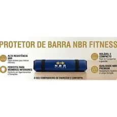 Protetor de Barra de Agachamento Academia Espuma confortável Profissional Elevação Pelvica  cor azul royal