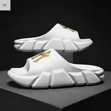 Chinelos Masculinos Para O Exterior Tendência De Verão Caminhada Na Merda Significado De Sapatos De Praia Interiores Sandálias Esportivas Antiderrapantes
