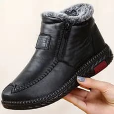 Bota Feminina cano curto De Inverno De Neve À Prova D'água Sapatos Casuais Femininos Ankel 2024 Fashion Women's Boots