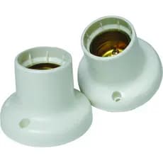 Soquete Teto Fixo Branco E-27 2a 250V Radial 1201.015
