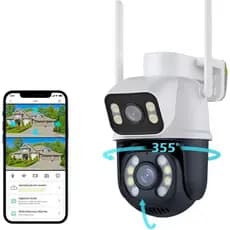 Câmera De Segurança Wi-fi Smart Camera A28b Dupla Externa