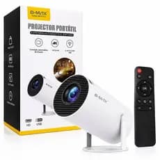 Projetor HY300 Original Portátil Smart Android 11 4K Ultra HD HDMI Wifi Bluetooth Alto Falante Embutido
