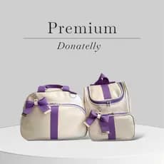 Kit 2 peças Bolsa Maternidade para bebe menino menina com mochila multifuncional 2 em 1 DONATELLY