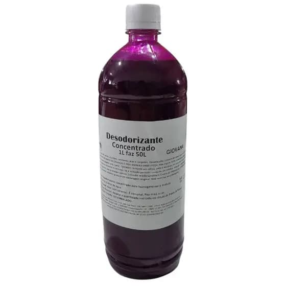 1 UN. DESODORIZANTE CONCENTRADO, (PROMOCIONAL) 1 LITRO FAZ 50 LITROS. VARIAS FRAGRÂNCIAS