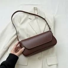 Bolsa Feminina Pequim Baguete Estilosa de Ombro