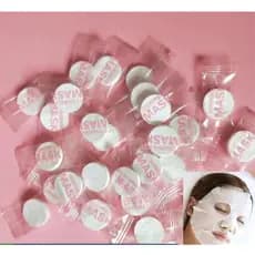 Kit 50 Máscara Facial Comprimida - Kit 50 Diy Compressed Mask