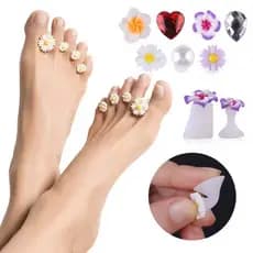 8 Separadores de Dedos Luxo Fotos Manicure Pedicure Profissional