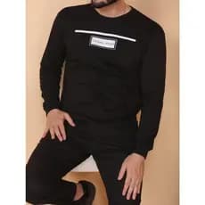 camiseta manga longa masculino gola redonda CASUAL WEAR