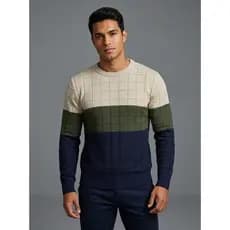 Blusa de Frio Masculina Tricot Premium Suéter Confortável, Estiloso e Quente para Inverno