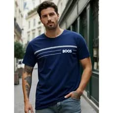 camiseta masculina manga curta estampa novo top