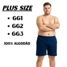 Pijama Masculino SHORT Samba Canção NOLASCO Plus Size Algodão Confortável  Tecido Macio Short Dormir/ descansar/ Lazer