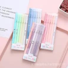 1 pcs caneta de assinatura simples para estudantes/cor Morandi/material escolar/escritório/papelaria