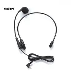 3.5mm Flexível Cabeça Microfone Para Speaker Amplificador De Voz Ensino