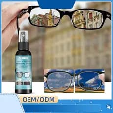 100ml Limpador de Óculos Spray Removedor de Arranhões Adequado para Todas as Lentes Ferramenta de Limpeza Diária de Impr