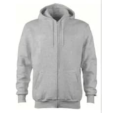 Moletom Com Ziper, Masculino E Feminino Confortavel Cinza Liso Josty