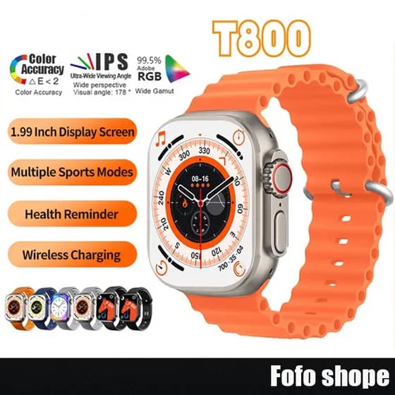 T800 T900 X9 PRO MAX I9 Ultra Max Relógio inteligente Original Smartwatch Série 8 Bluetooth Chamadas