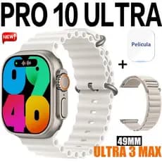 2025 Novo PRO 10 Ultra relógio inteligente 2.19 tela HD função monitoramento de saúde NFC