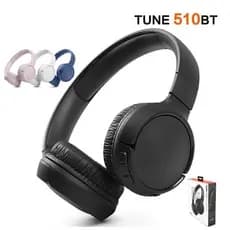 Fone De Ouvido Sem Fio T510 BT Bluetooth Cartão De Memória
