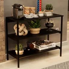 Aparador Cantinho Do Café Buffet Industrial Para Sala Cozinha Retro Decorativo Prateleira