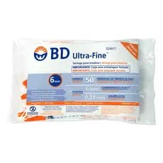 Seringa 0,5mL BD 10 unidades Ultra Fine 30G Agulha Fixa 6mm x0,25mm Insulina botox  aplicação segura