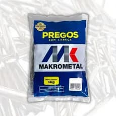 Prego com Cabeça 20x48 1kg Aço Polido Para Construção Pesada e Marcenaria