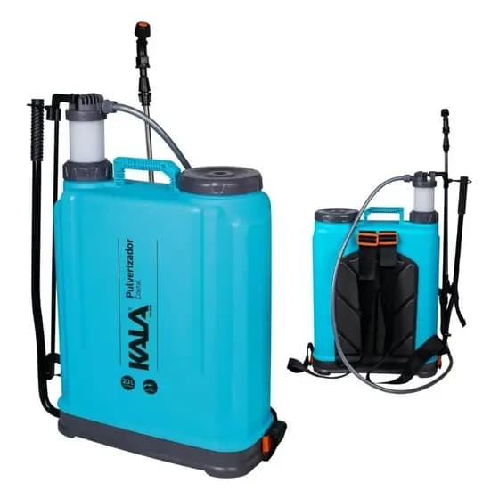 Pulverizador Costal Agrícola Kala PMK 2000 20L Manual com Alça Acolchoada para Agricultura e Jardinagem