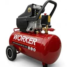 Motocompressor de Ar Worker 50 Litros 2HP 220V 8,4 PCM Profissional para Pintura e Oficinas