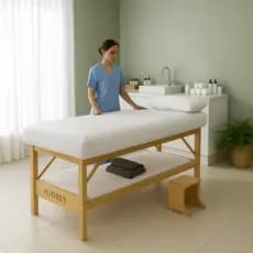 Lençol Lavável Com Elástico Capa Para Maca 190x90cm  Clinica Spa Esteticista Kit 5 Unidade