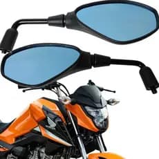 Retrovisor Bmw F800 Lente Azul Rebaixado Longo Transalp 700 Nx 500 Bros 160 Xre Fan Titan 150 160