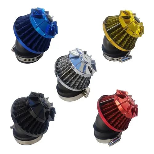 Filtro de Ar Esportivo Universal Motos Honda Yamaha 35mm 42mm 50mm