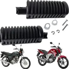 Par Pedaleira Traseira Cg 150 Titan Esd 2004 2005 2006 2007 2008 2009 2010 2011 2012 2013 2014 2015