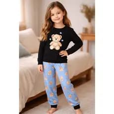Pijama Infantil Feminino Inverno Ursinho