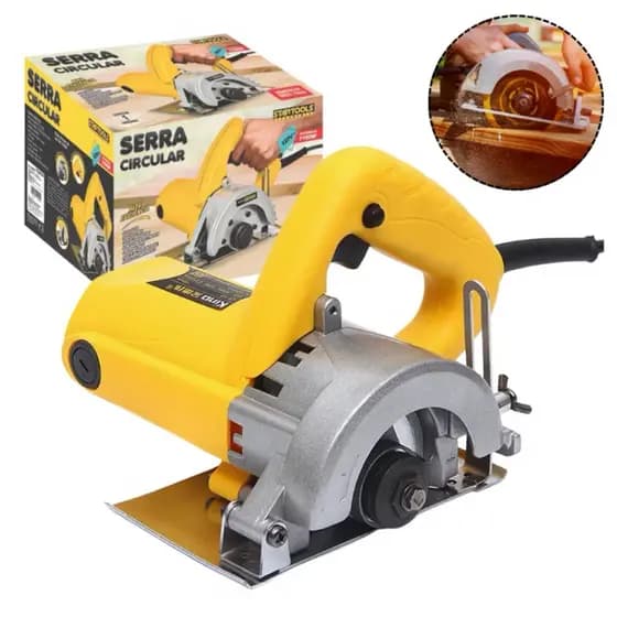 Serra Circular 110mm Makita Profissional 1100w Corte Reto Madeira MDF Alumínio