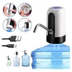 Bomba Elétrica Premium Automática para Galão de Água Recarregável USB 5L 10L 20L Alta Duração