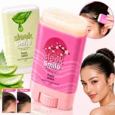 Bastão Anti Frizz Cabelo com Aloe Vera Fixador Suave Modelador de Bordas Uso Diário
