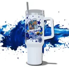 Copo Cruzeiro 360° Personalizado Com Nome e Foto Presente Dia dos Pais Térmico 1200ml DTF UV