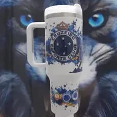 Copo Cruzeiro Personalizado Com Seu Nome DTF UV High Quality e Laser 1200ml Térmico Caneca Garrafa