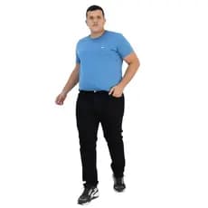 Calça plus size masculina Sport fino Alfaiataria  sarja com elastano