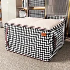 Organizador de Guarda-Roupas Flexível para Moda - Caixa para Roupas, Cobertores e Casacos