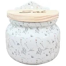 Saleiro Parede 1KG - Porcelana Decorada Arabescos
