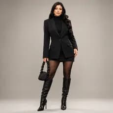 Blazer Feminino Forrado Alfaiataria Premium Elegante Luxo