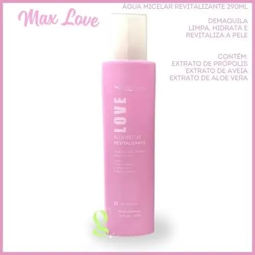 Água Miclar Revitalizante - Max Love 290ml