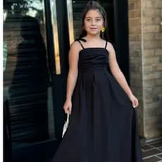 VESTIDO FEMININO LONGO PARA MENINAS INFANTO JUVENIL ELEGANTE FRANCIELE