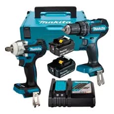 Kit Parafusadeira e Chave de impacto Makita profissional