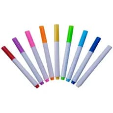 9 Canetas Giz Líquido Colorida para Quadro Preto