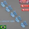 Kit Com 5 Pares Luvas De Levantamento De Peso P Para Treino e Musculação