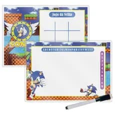 10 LOUSAS PARA FESTA ANIVERSARIO LEMBRANCINHAS TEMA SONIC JÁ IMPRESSO PRONTO PARA O ENVIO