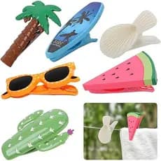 Clipes De Toalha De Praia , Prendedores Piscina Para Espreguiçadeiras Grandes Roupas De Lavanderia Clipe Cadeira Suprime
