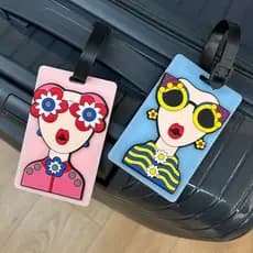 Bonito Bagagem Acessórios De Viagem Tag Sílica Gel Mala ID Endereço Titular Moda Embarque Etiqueta Portátil