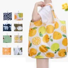 Sacola De Compras Dobrável De Nylon , Reutilizável , Grande Capacidade De Alta Qualidade